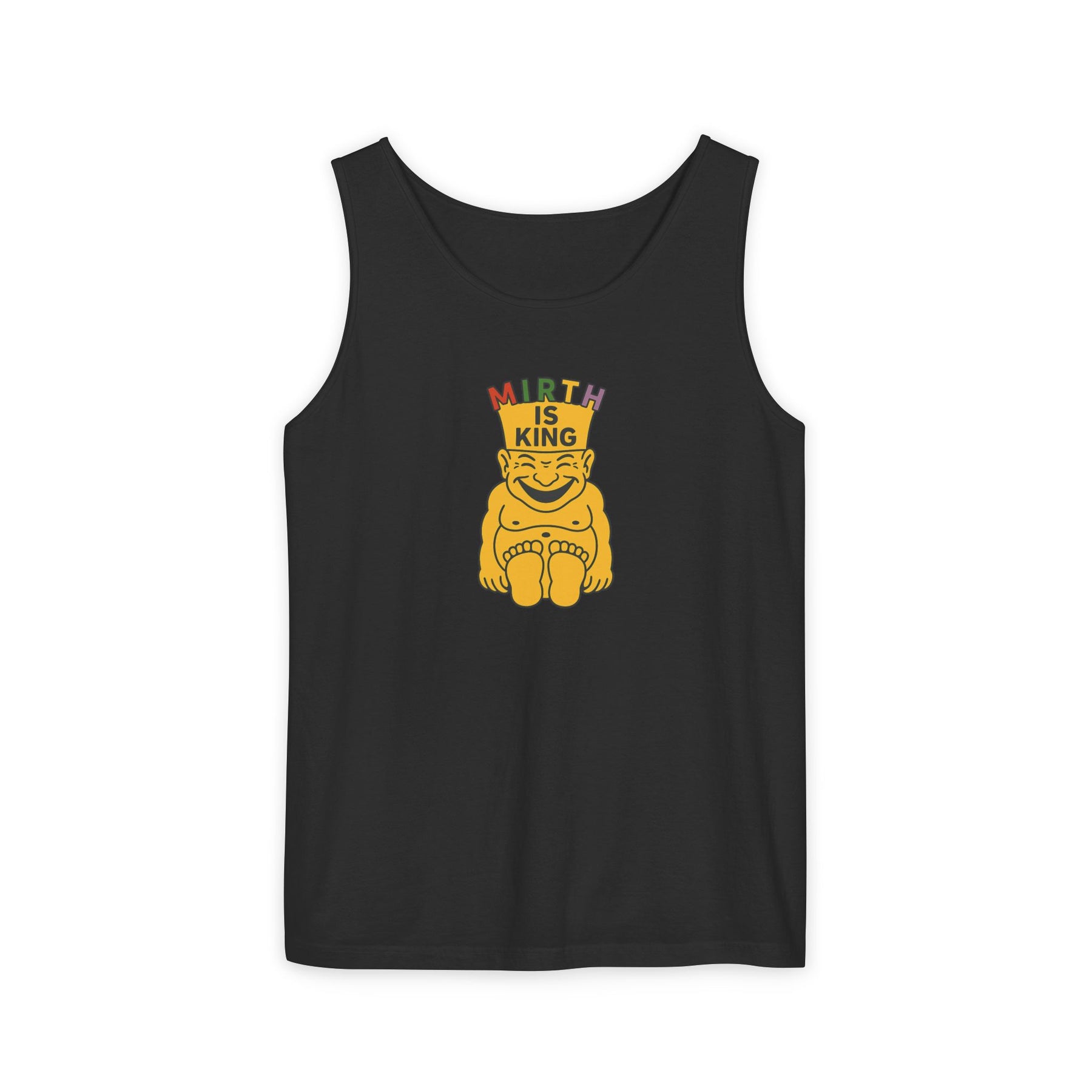 Royal Order of Jesters Tank Top - MIRTH Garment-Dyed 100% Cotton - Bricks Masons