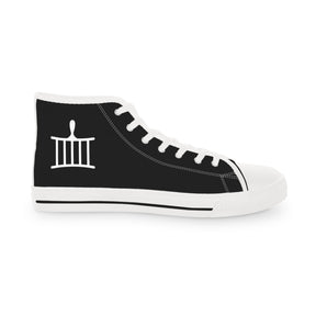 St. Lawrence the Martyr Sneaker - High Top Black & White - Bricks Masons