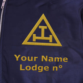 Royal Arch Chapter Jacket - Blue Color With Gold Embroidery - Bricks Masons