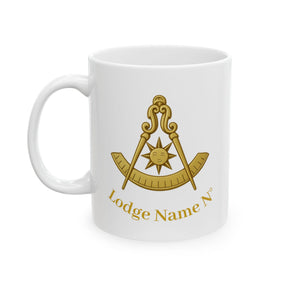 Blue Lodge Mug - (11oz, 15oz) - Bricks Masons