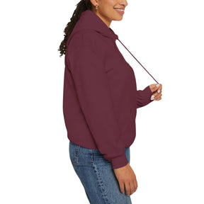 DOI Hoodie - Soft Cotton Poly Blend Front Stitch Detail - Bricks Masons