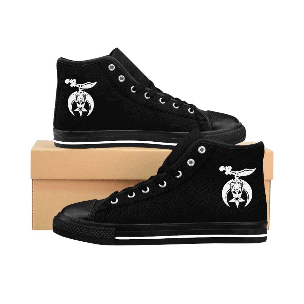 Shriners Sneaker - High-top Black & White