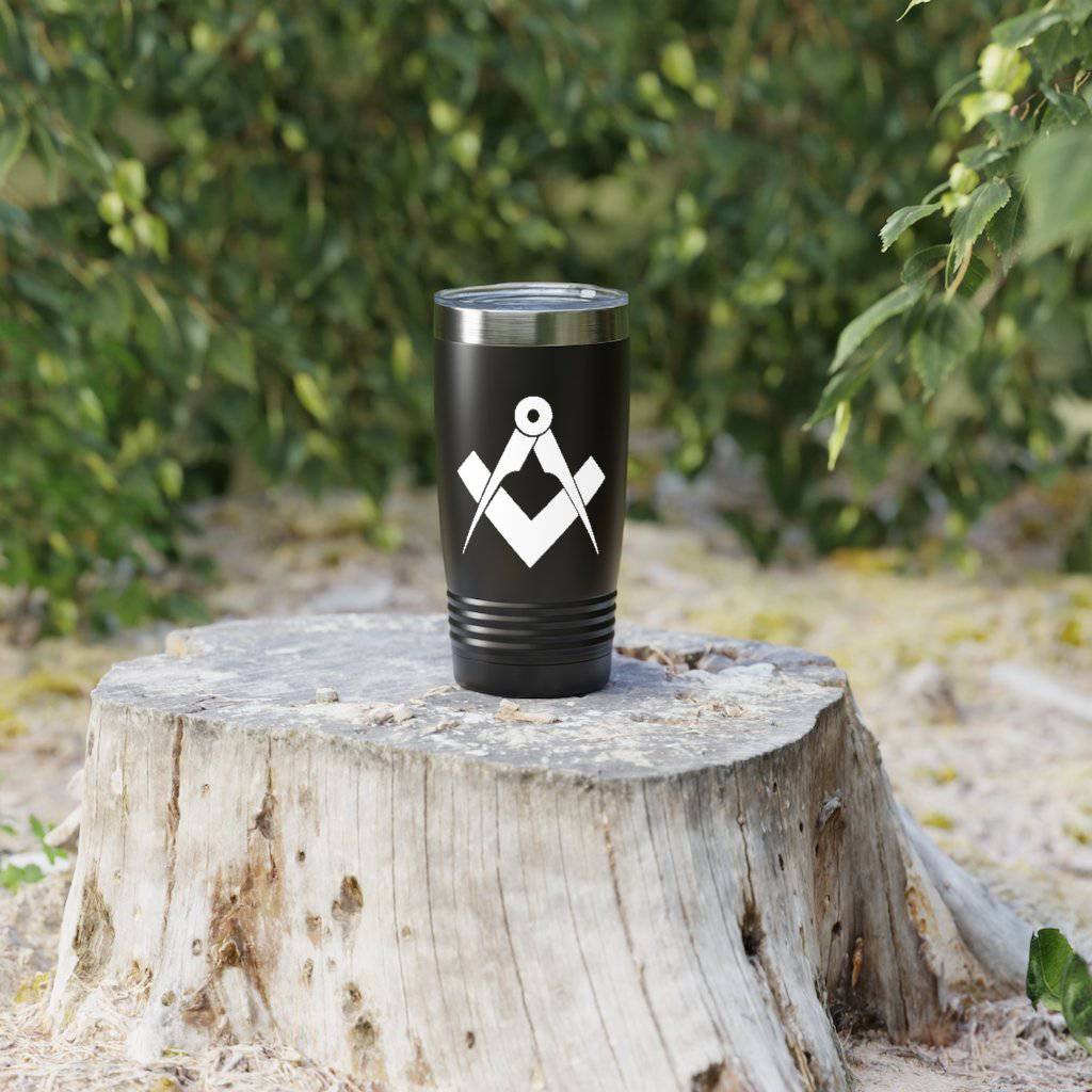 Master Mason Blue Lodge Ringneck Tumbler - Square & Compass