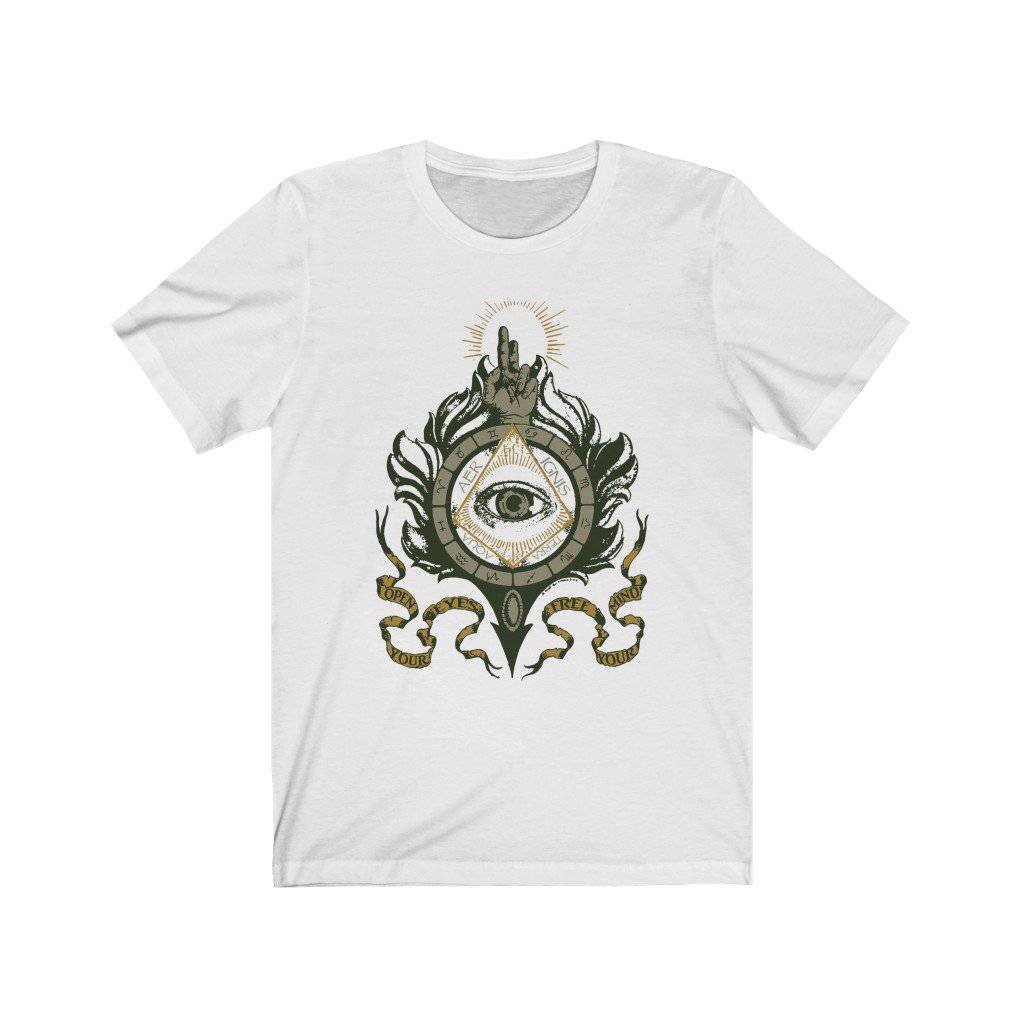 Masonic T-Shirt - Open Your Eyes Free Your Mind