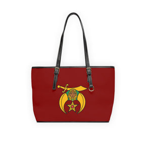 Daughters of Sphinx Handbag - Maroon PU Leather With Ample Interior - Bricks Masons