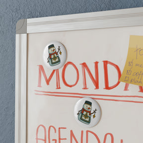 Master Mason Blue Lodge Refrigerator Magnet - Square & Compass G Christmas Decor - Bricks Masons