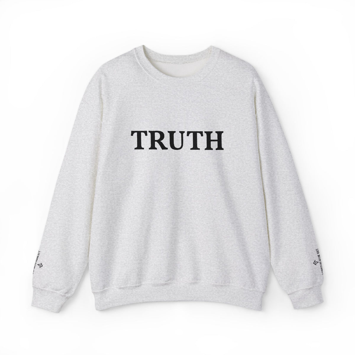 Master Mason Blue Lodge Sweatshirt - Truth Front & Sleeves Embroidery - Bricks Masons