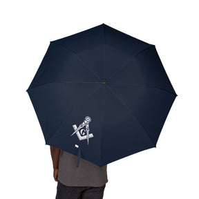 Master Mason Blue Lodge Umbrella - Dark Blue with Square & Compasses G