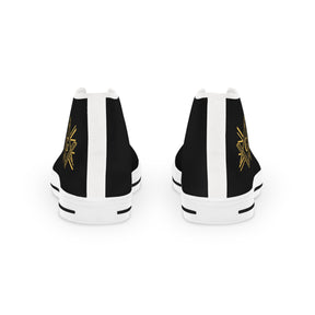 Master Mason Craft Sneaker - High Top Black & White S&C G Gold - Bricks Masons