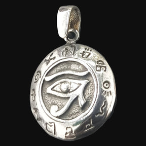 Horus Eye Pendant in Silver 2 cm 3.5 g Art 920 - Bricks Masons