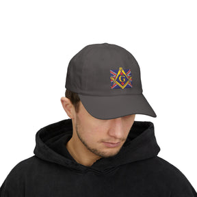 Master Mason Craft Baseball Cap - United Kingdom Mason Square & Compass G - Bricks Masons