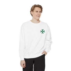 Order of Saint Lazarus Sweatshirt - Symbolic Embroidery Style - Bricks Masons
