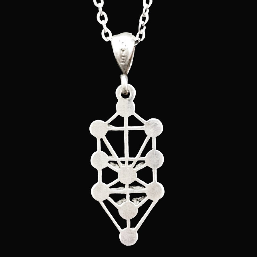Kabbalah Tree of Life Pendant in Silver 3.5g 3.5cm Art 942 - Bricks Masons