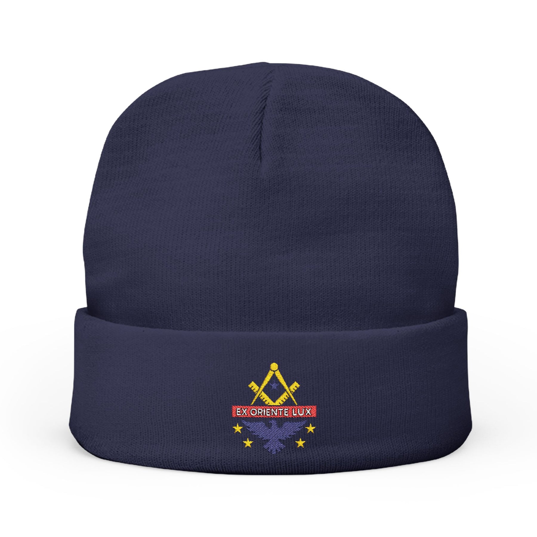 National Sojourners Beanie - Knit Embroidery Emblem - Bricks Masons