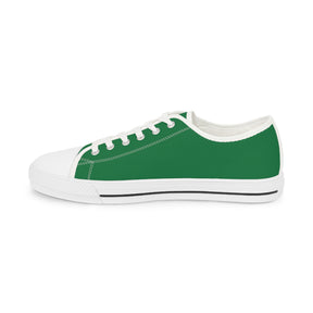 Knight Masons Sneaker - Low Top Sneaker Black & White Green Canvas - Bricks Masons