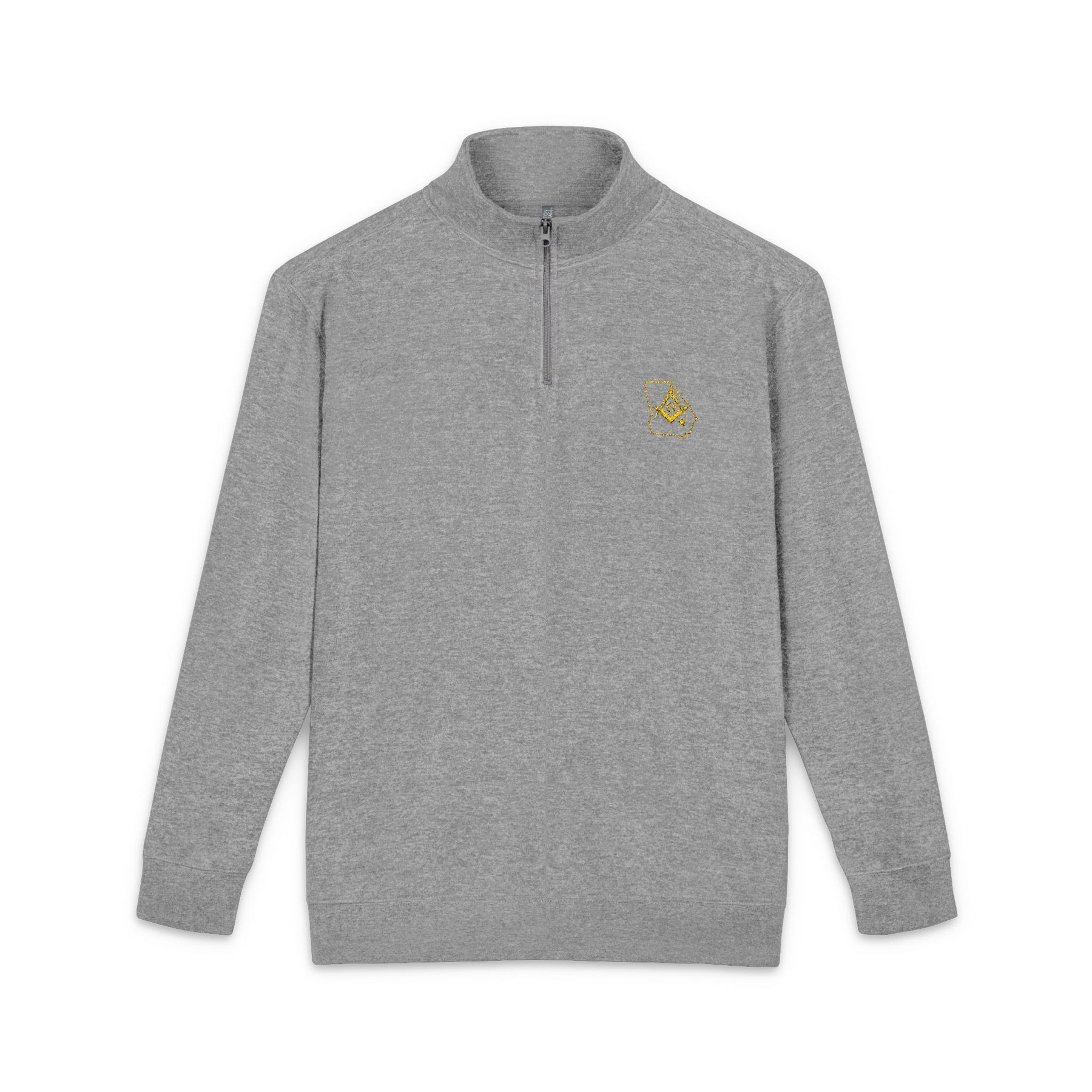 Master Mason Blue Lodge Sweatshirt - Georgia State Outline with S&C G Embroidery - Bricks Masons