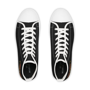 Widows Sons Sneaker - High Top Black & White Bikers Emblem - Bricks Masons