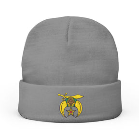 Daughters of Sphinx Beanie - Knit Embroidery Emblem - Bricks Masons