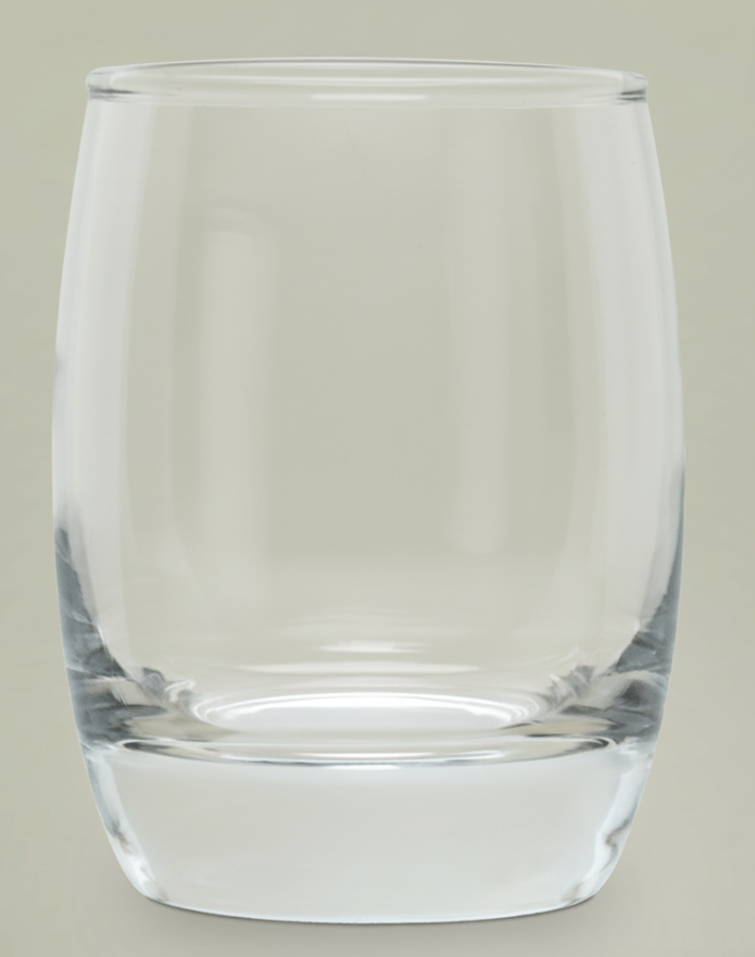 Master Mason Blue Lodge Whiskey Glass - S&C G with Pillars and Radiant Light