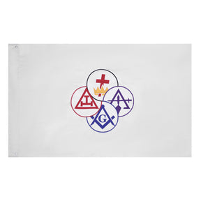 York Rite Flag - Printed Emblems