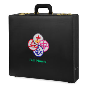 Apron Case -  Hand Embroidery Personalization Various Sizes & Materials - Bricks Masons