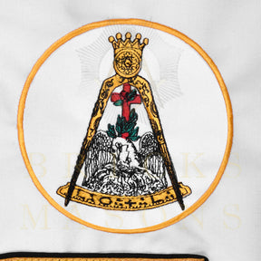 32nd Degree Scottish Rite Banner - Wings Down Machine Embroidery - Bricks Masons