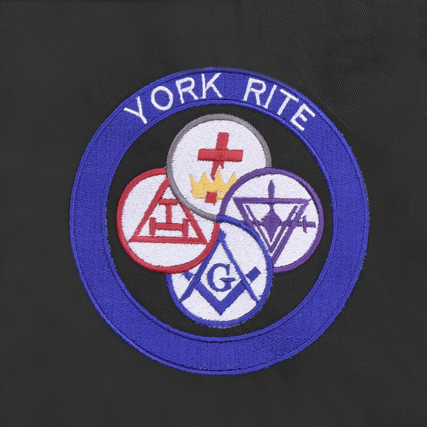 Master Mason Blue Lodge T-Shirt - York Rite Emblems With Customizable Text Cotton