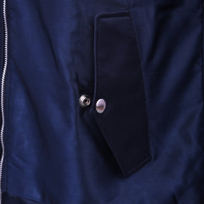 Royal Arch Chapter Jacket - Nylon Blue Color With Gold Embroidery - Bricks Masons
