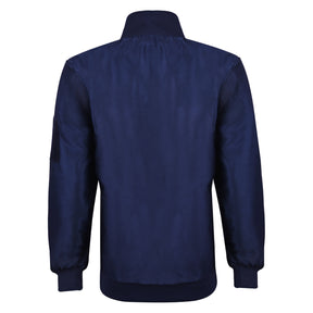 Royal Arch Chapter Jacket - Nylon Blue Color With Gold Embroidery - Bricks Masons