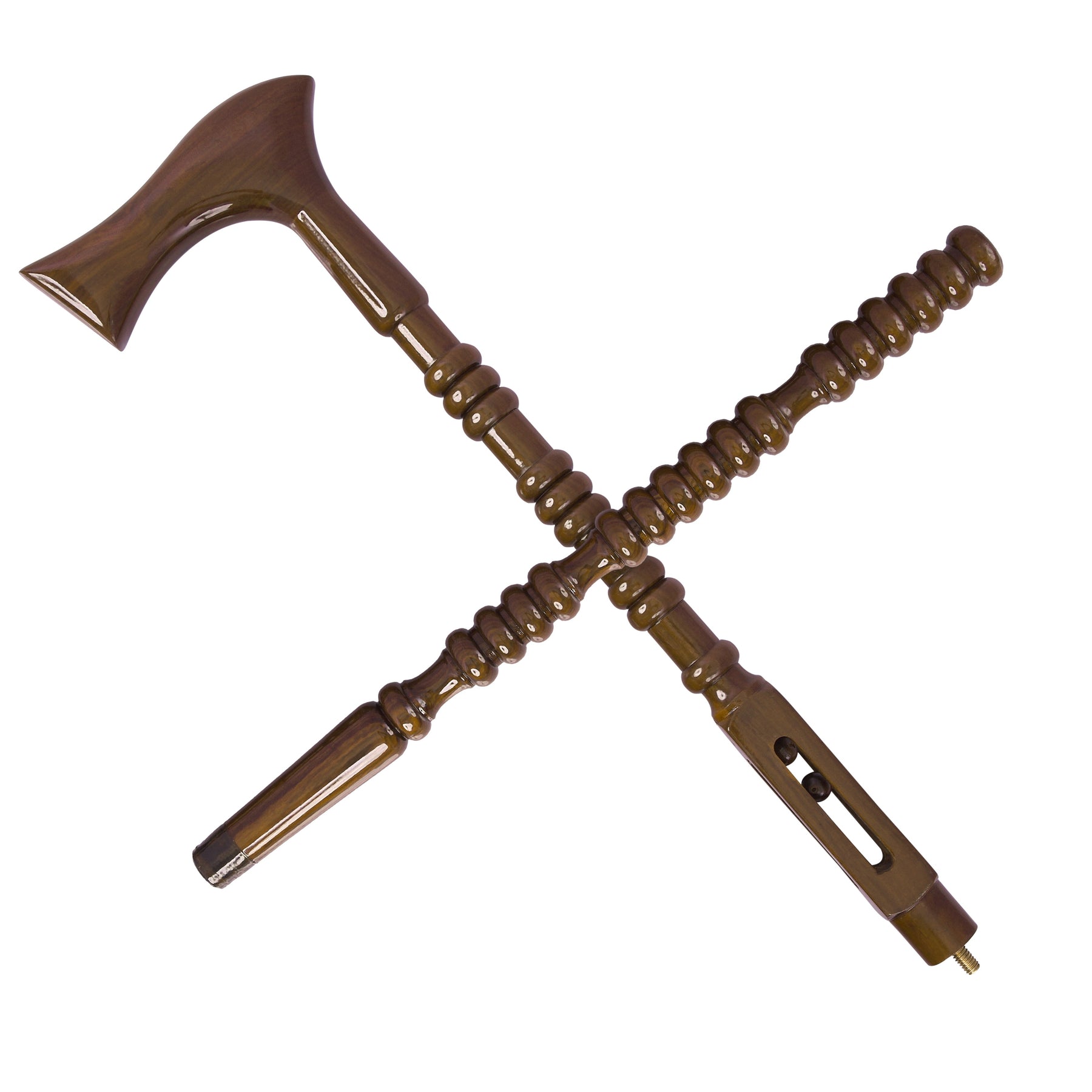 Blue Lodge Cane & Walking Stick - Indian Rosewood - Bricks Masons