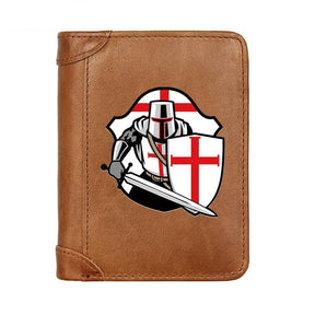 Knights Templar Commandery Wallet - Black/Brown/Coffee