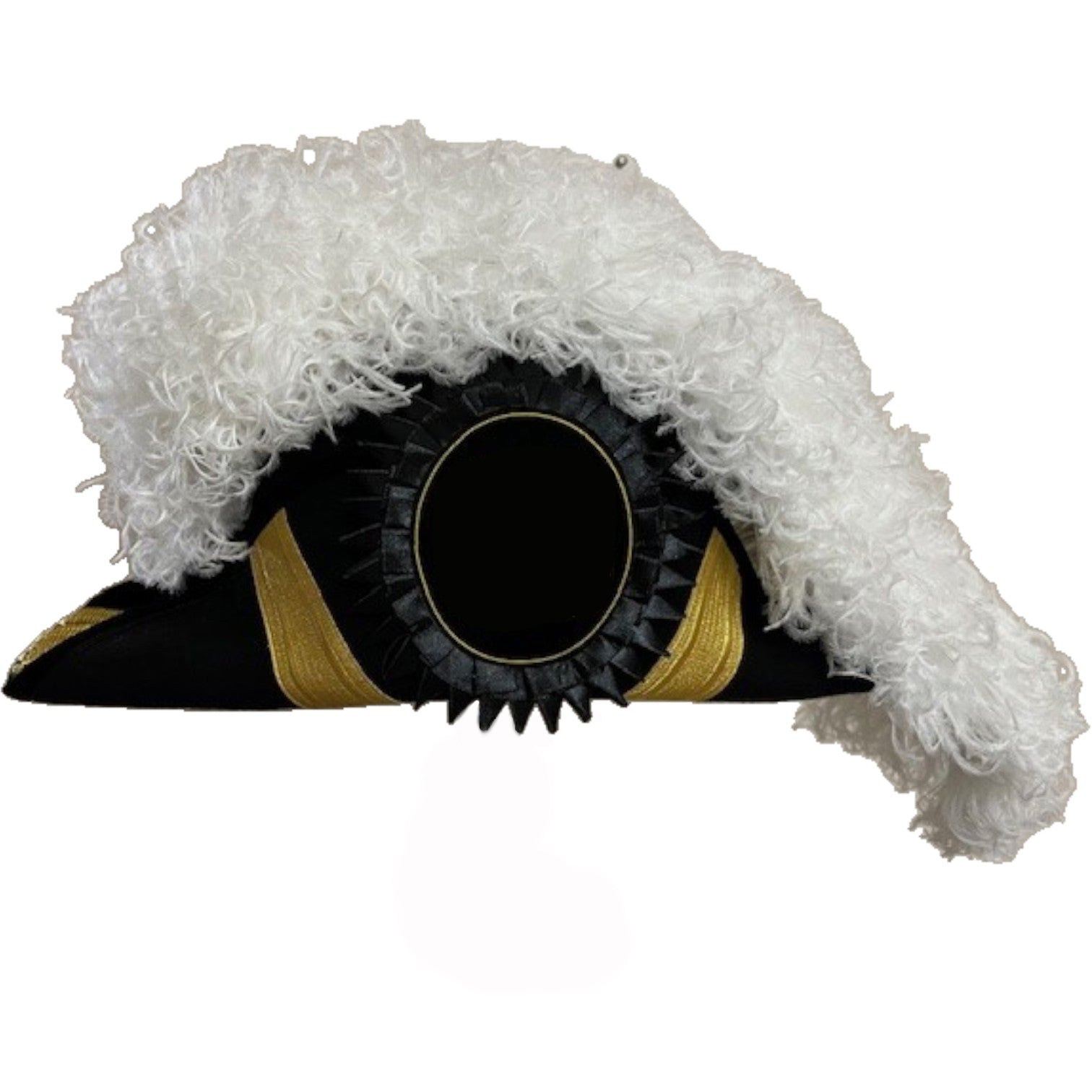 Past Grand Commander Knights Templar Chapeau - All White Plumes