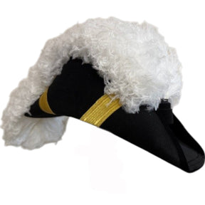 Past Commander Knights Templar Chapeau - All White Plumes - Bricks Masons