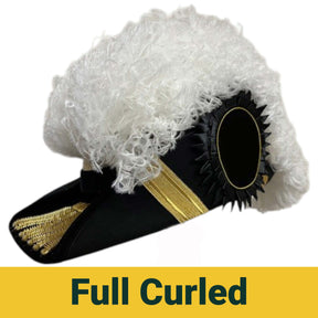 Grand Commander Knights Templar Chapeau - All White Plumes - Bricks Masons