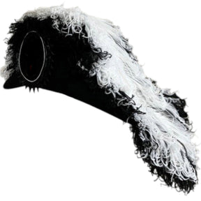 Eminent Commander Knights Templar Chapeau - Black Underlayer Plumes - Bricks Masons