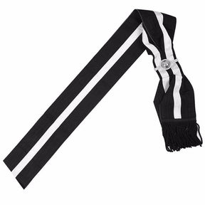 Provincial Officers Knights Templar English Regulation Sash - White and Black Moire