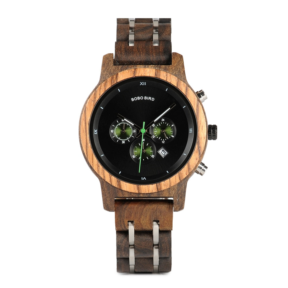 Royal Arch Chapter Wristwatch - Various Wood Colors - Bricks Masons