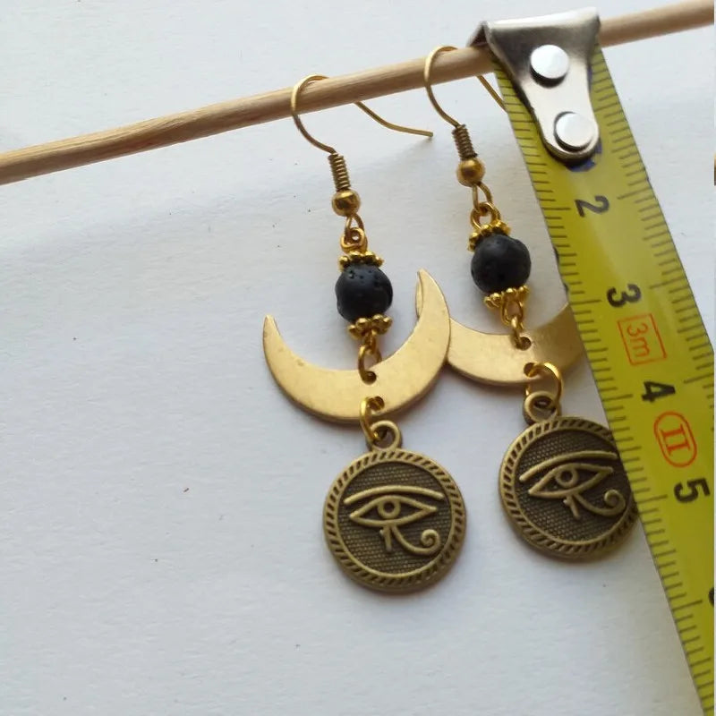 Ancient Egypt Earrings  Statement - Bricks Masons