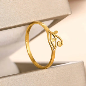 Ancient Egypt Ring - Eye Of Horus Stainless Steel - Bricks Masons