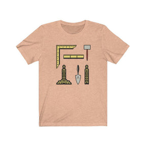 Masonic T-Shirt - Masonic Tools - Bricks Masons