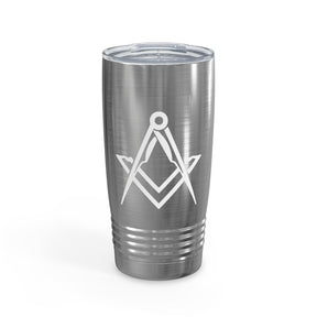 Master Mason Blue Lodge Ringneck Tumbler - Various Colors Square & Compass