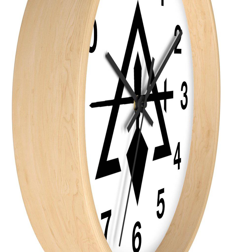 Council Clock - Wooden Frame - Bricks Masons