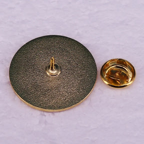 Eye Of Providence Brooch -  Triangle All Seeing Eye Symbols Enamel - Bricks Masons