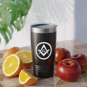 Master Mason Blue Lodge Ringneck Tumbler - 20oz Square & Compass G