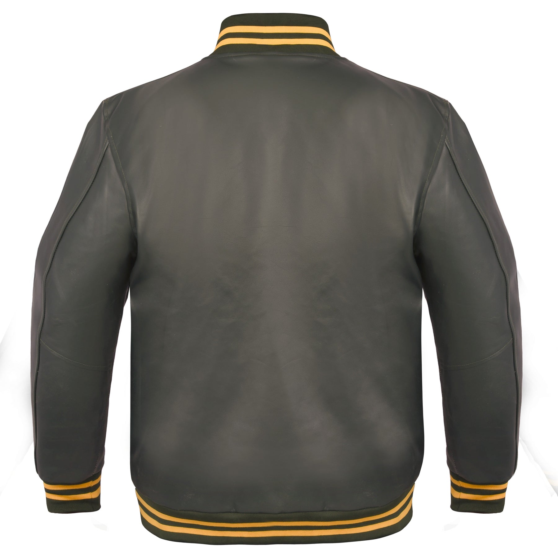 Grand Master Blue Lodge Jacket - Leather With Customizable Gold Embroidery - Bricks Masons