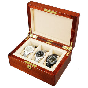 Master Mason Blue Lodge Jewelry Box - Rosewood  Watches Compartments with Lock - Bricks Masons