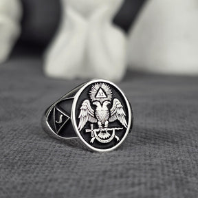 32nd Degree Scottish Rite Ring - - Bricks Masons