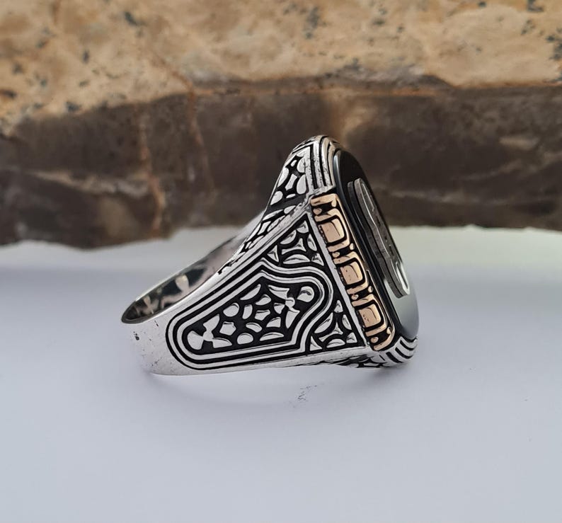 Independent Order of Odd Fellows Sterling Silver Ring - Handcrafted 925 Silver - Bricks Masons