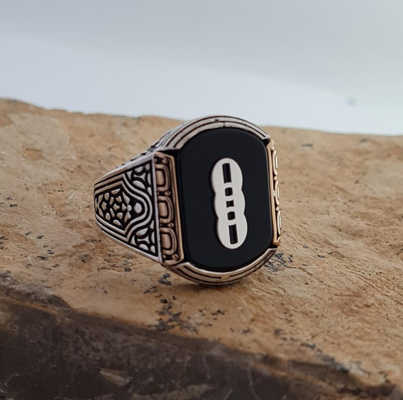 Independent Order of Odd Fellows Sterling Silver Ring - Handcrafted 925 Silver - Bricks Masons