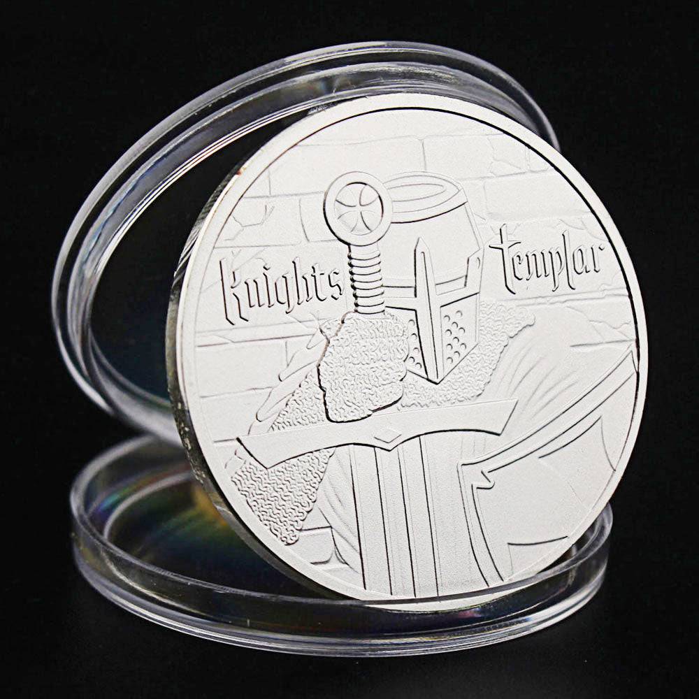 Knights Templar Coin - Crusades Souvenir Commemorative - Bricks Masons